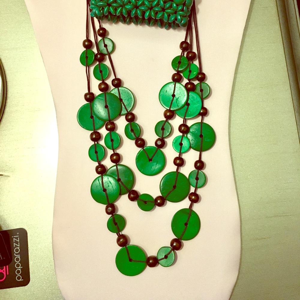 Wooden necklace